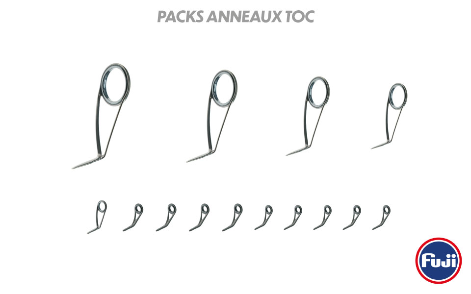 Anneau PACK ANNEAUX PECHE AU TOC Packs d'anneaux Fuji pour la pêche au TOC.