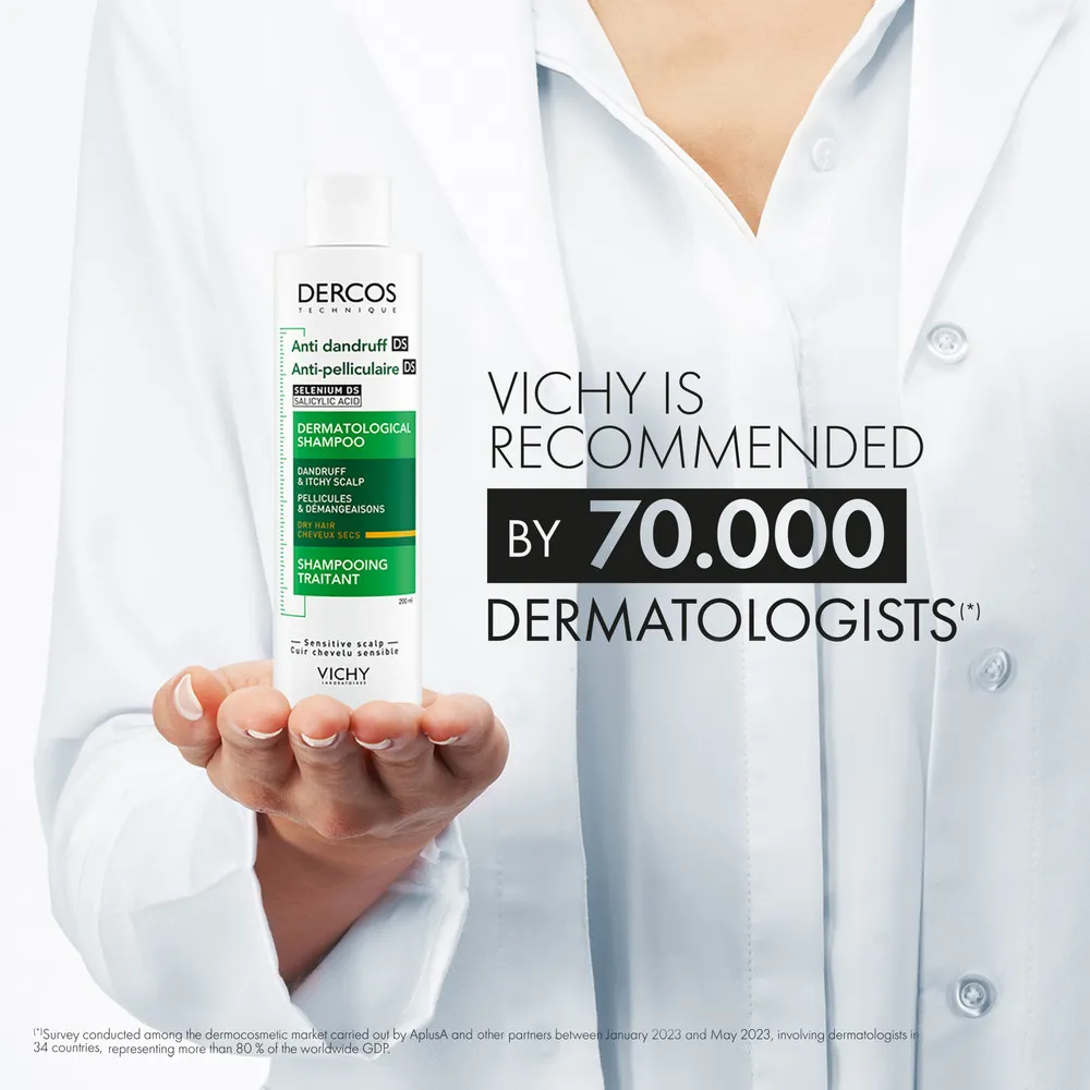 Vichy Dercos Anti-Dandruff Shampoo Normal Hair - 200 ml.