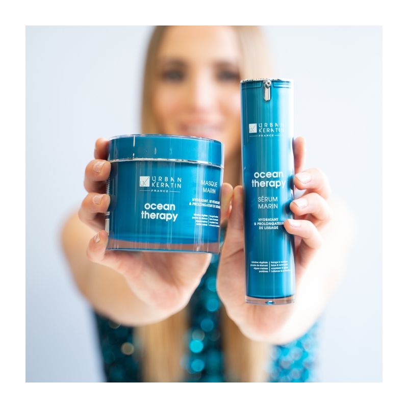 Sérum Capillaire aux Algues Hydratant et Prolongateur de Lissage Ocean Therapy Urban Keratin 50ml