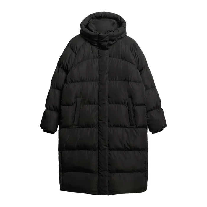 Superdry Hooded Longline Puffer Winterjas Dames