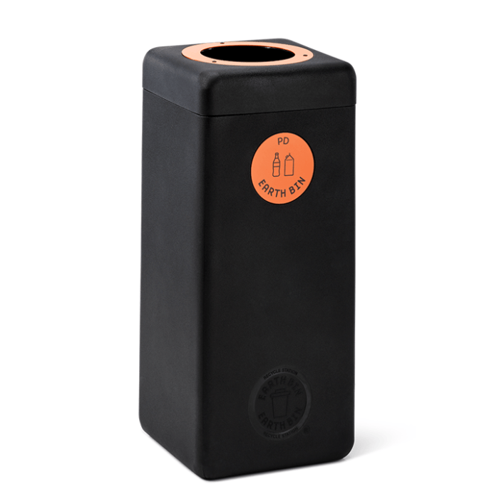 Vepa Bins Afvalbak 60 liter EarthBin Zwart Oranje (VB792780)