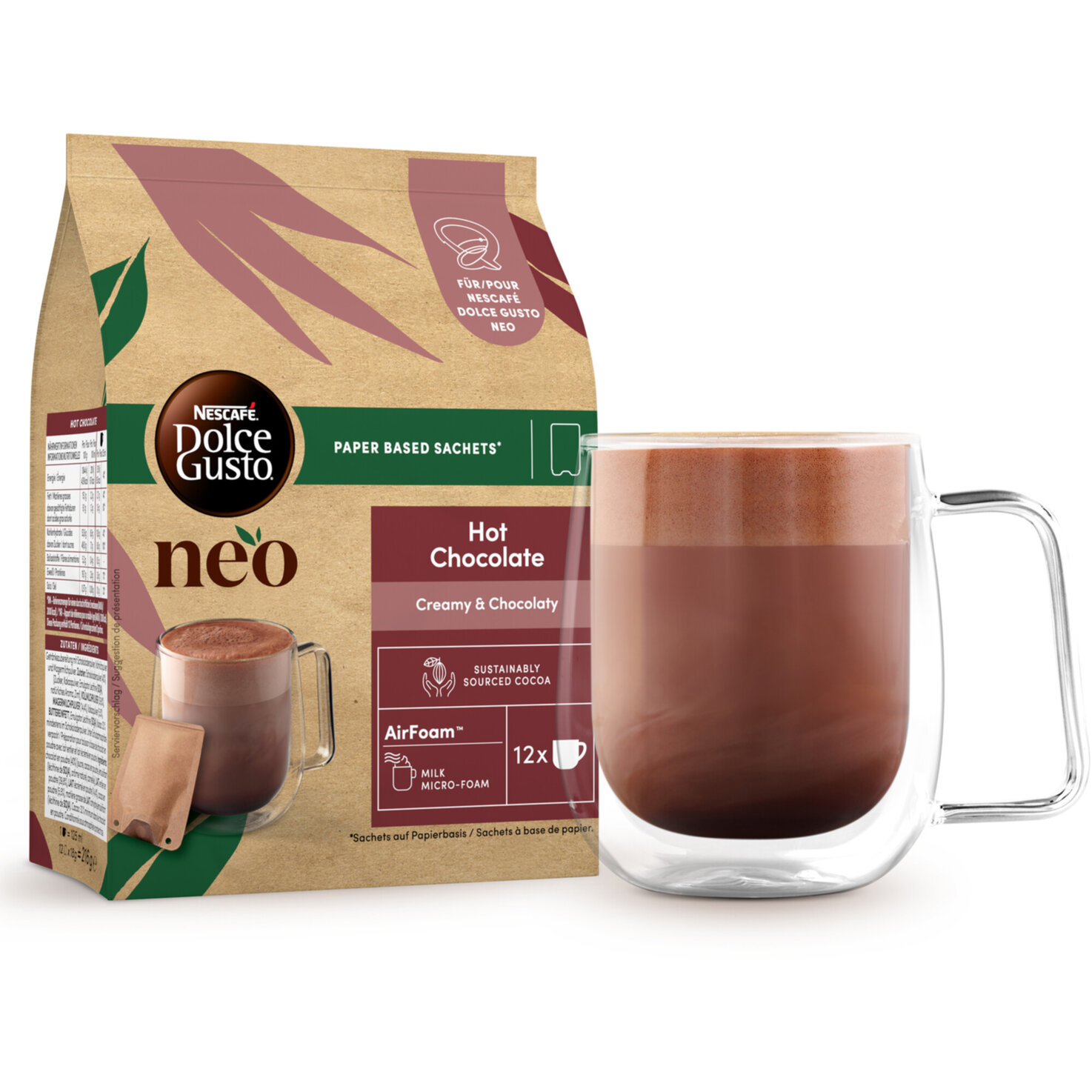NEO Dolce Gusto Hot Chocolate 12 Pods