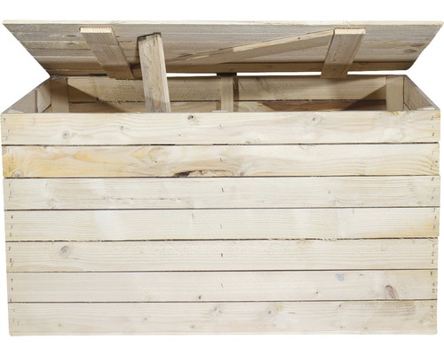 Houten kist, natuurlijke afwerking, 85x46x55 cm