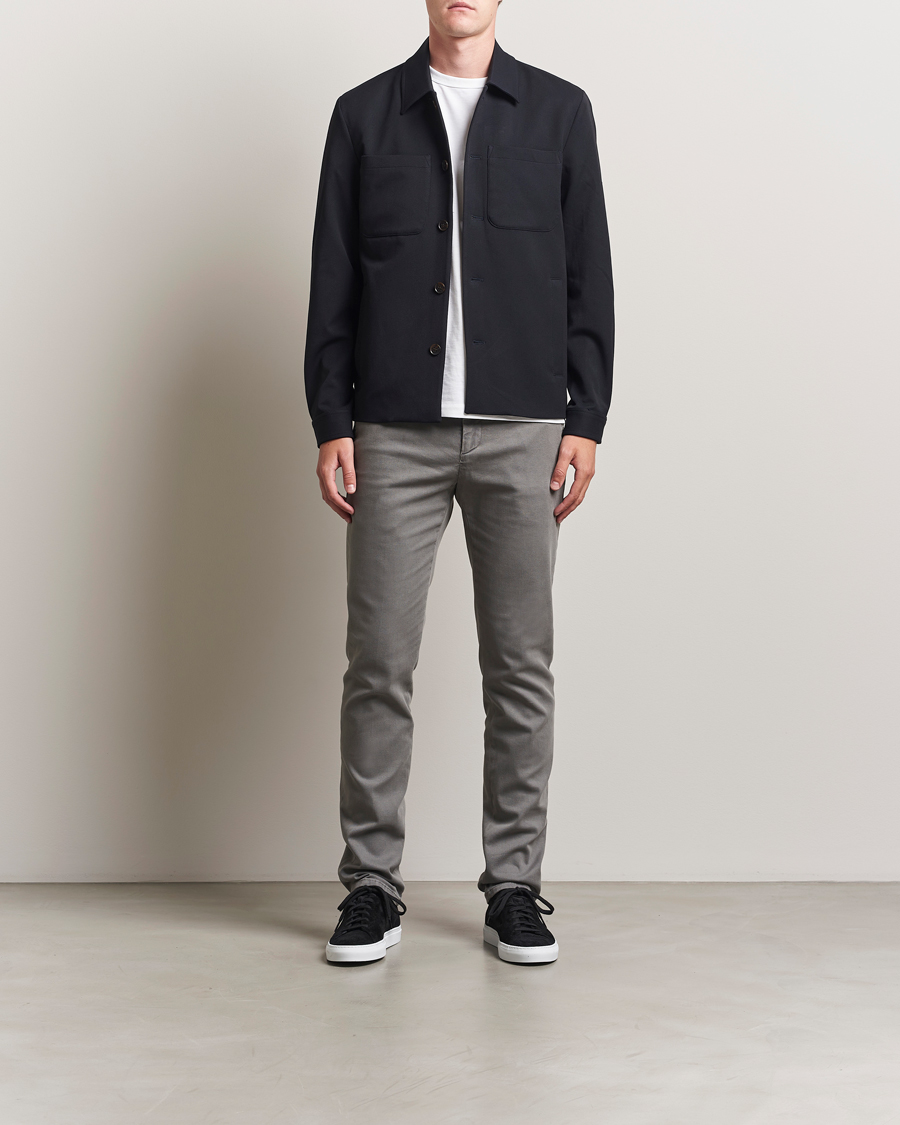 Dondup Spiritisimo Pleated Chinos Light Grey