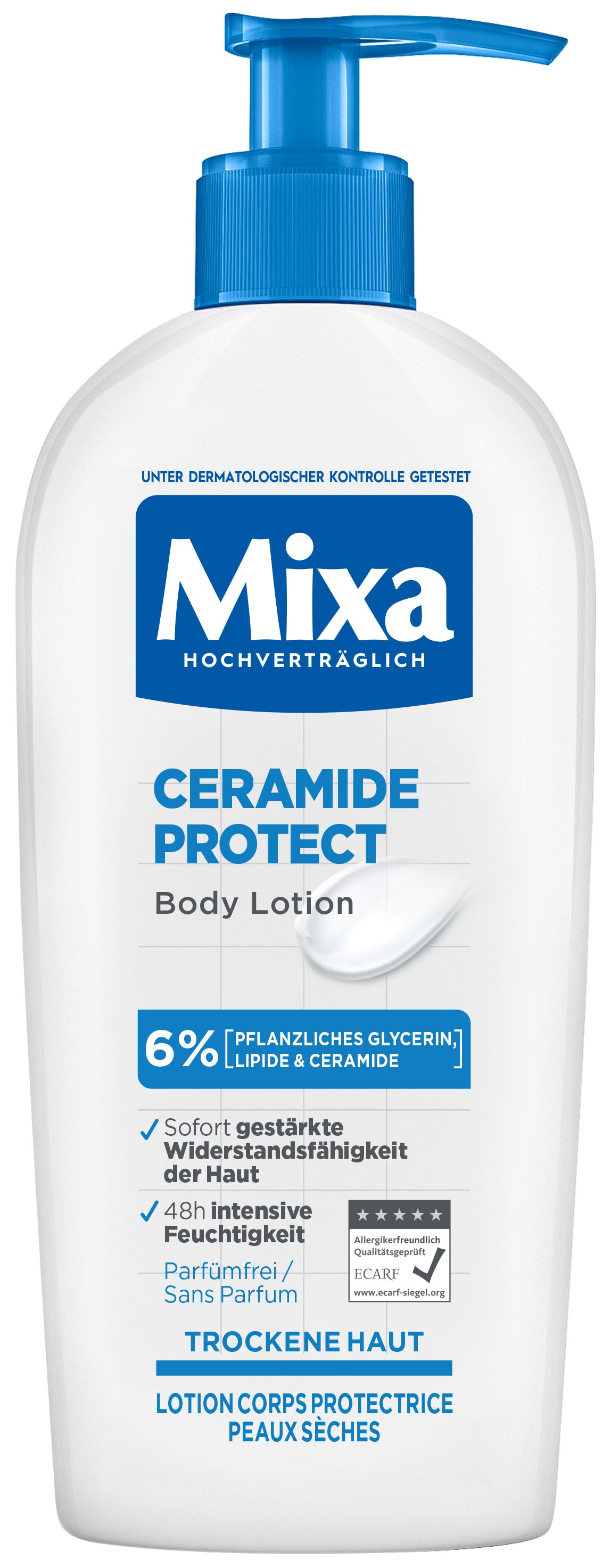 MIXA Ceramide Deep Moisture Feuchtigkeitsspendende Bodylotion Lot bei trockener Haut 250 ml