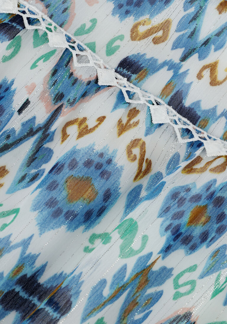 AI&KO blauwe ai&ko mini jurk bellamy