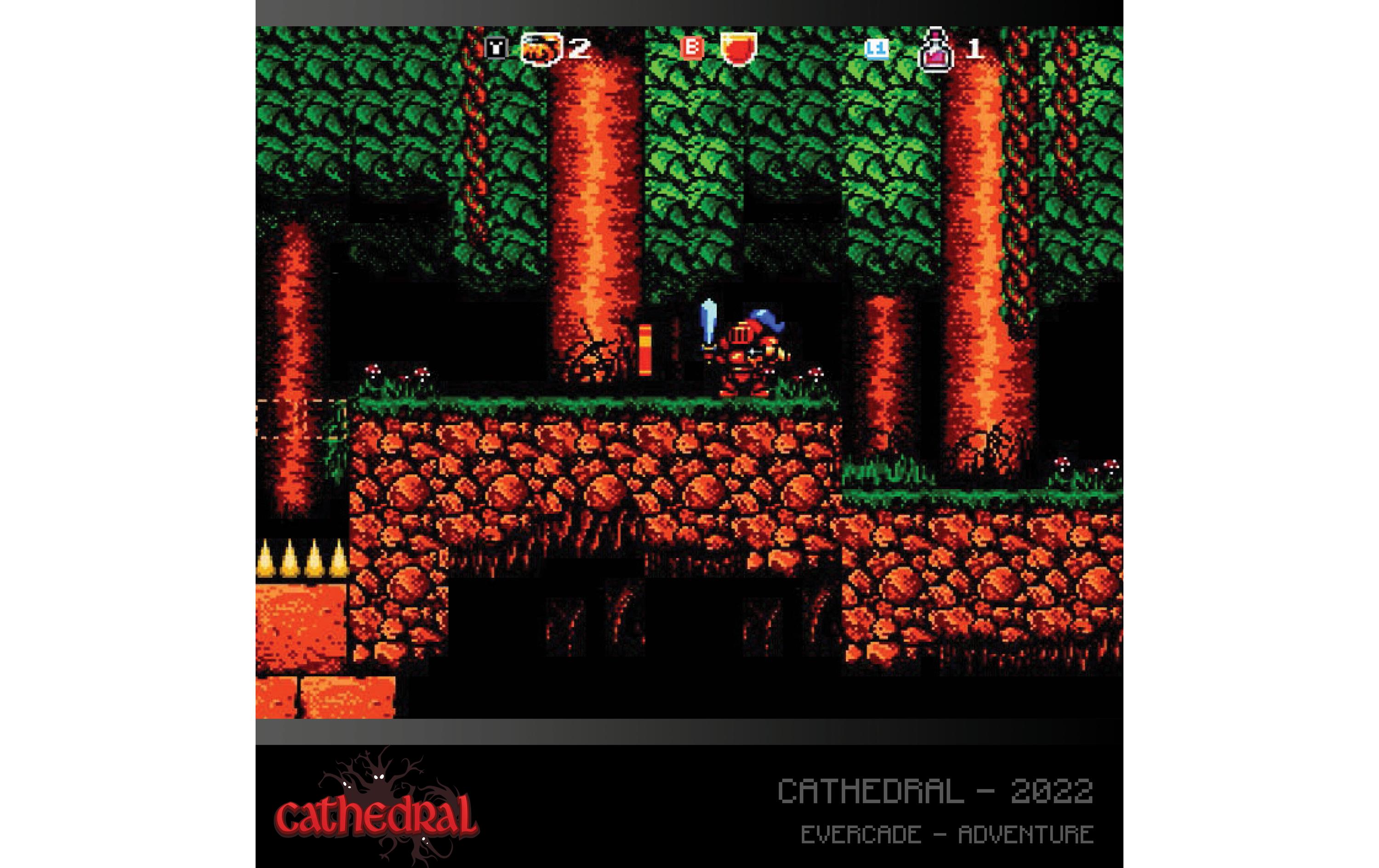 Evercade Alwa's/Cathedral Cartridge 27 - Red CollectionNostalgische Retro-Spiele für die Evercade