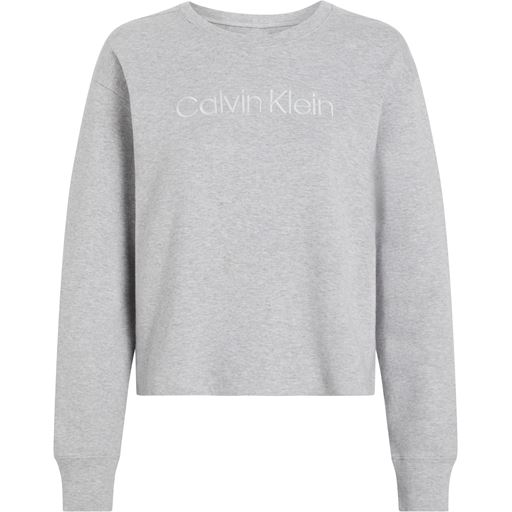 Calvin Klein Relaxed Lounge Sweatshirt, Grey Heather, M