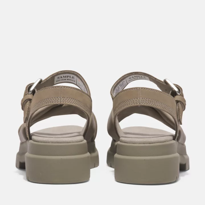 Sandale à brides croisées London Vibe pour femme en beige