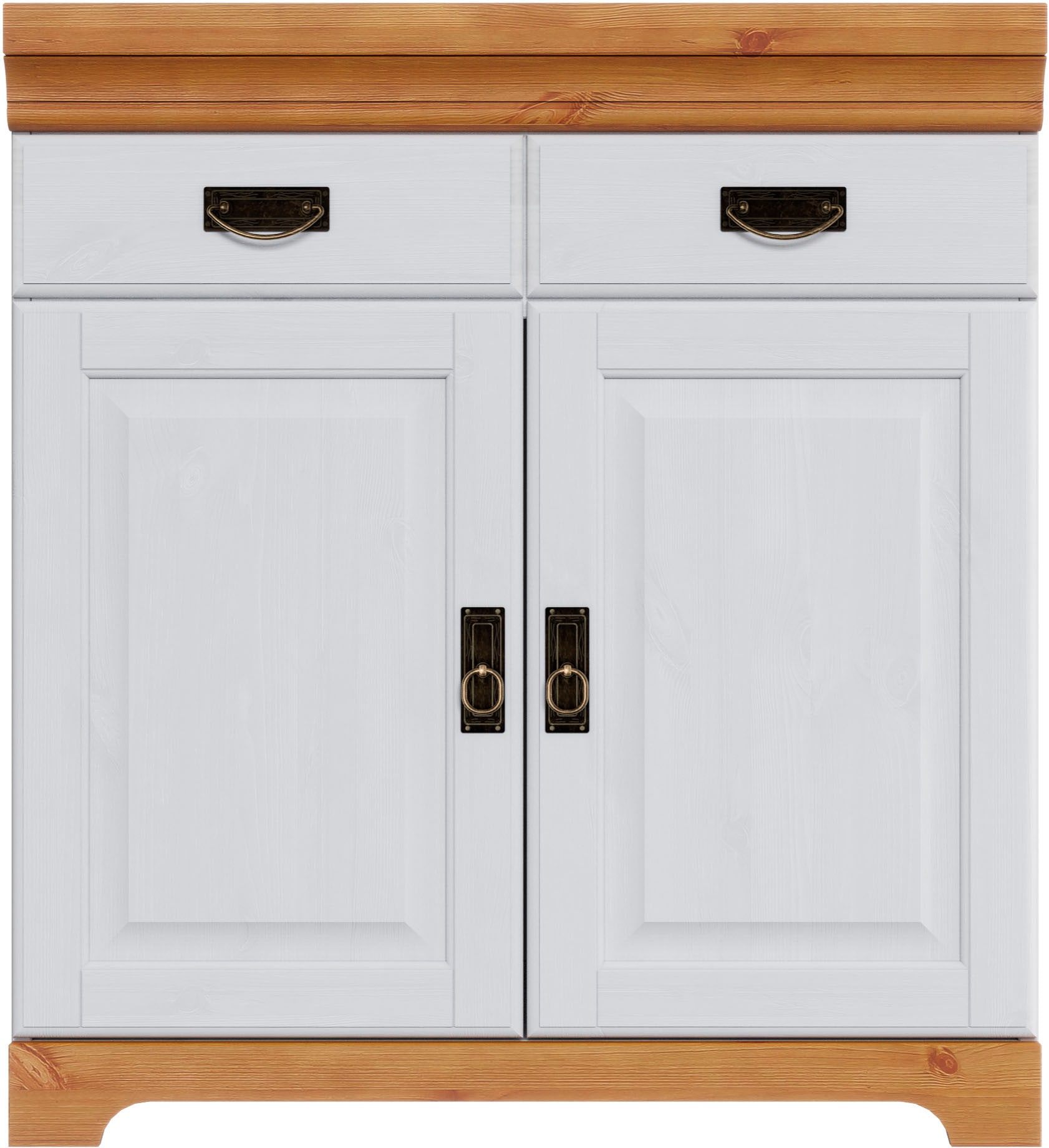 Home affaire Spülenschrank »Rügen« Breite 80 cm, Kiefer massiv, mit 2 Türen