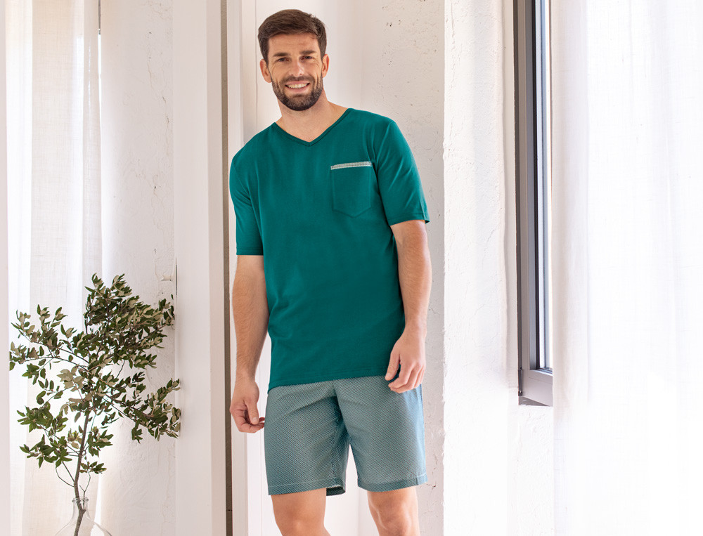 Pyjama short homme-La Havane
