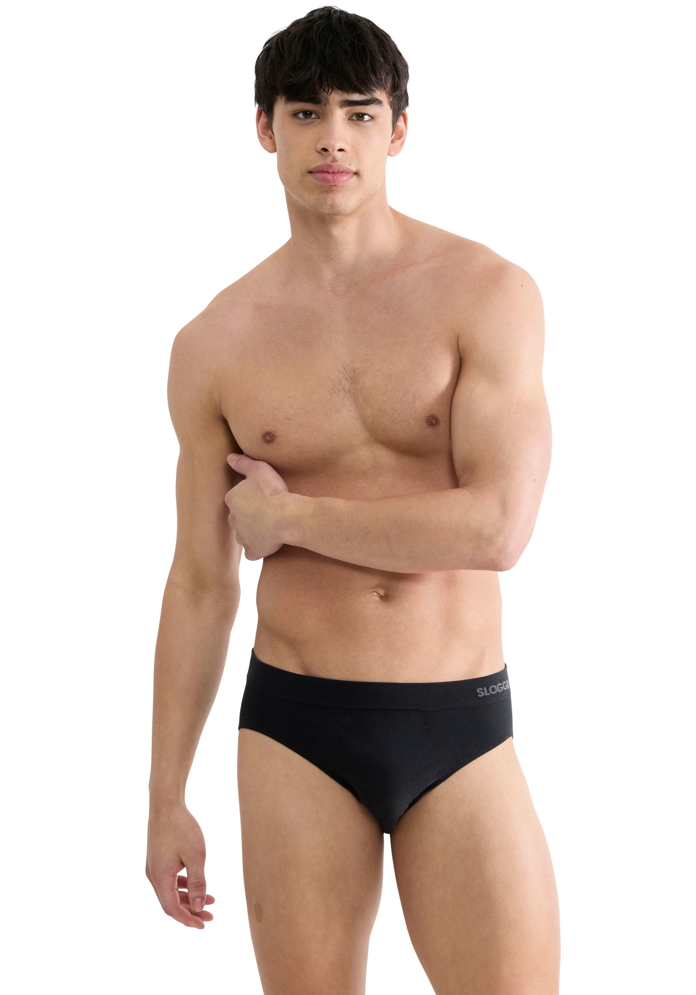 sloggi Slip »Men GO Smooth«, 2 nahtlos, atmungsaktiv, Baumwollmix, ohne Eingriff, elastisch