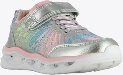 Leaf Malmen  Blinkende Sneakers, Silver