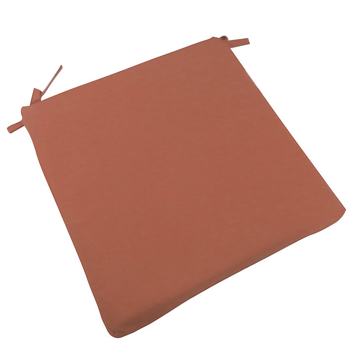Galette de chaise Easy for life orange L.39 x l.39 x Ep.5cm