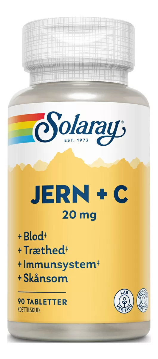 Solaray Jern C 20 mg - 90 tabl.