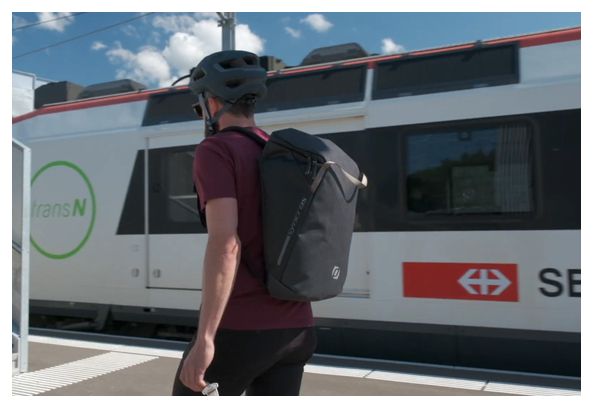 Sacoche de Porte-Bagages / Sac à Dos Syncros 2-in-1 Backpack Pannier 28L Noir