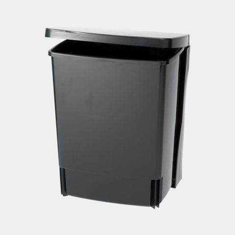 Wandafvalemmer Built-In Bin, 10 liter, rechthoekig - Black