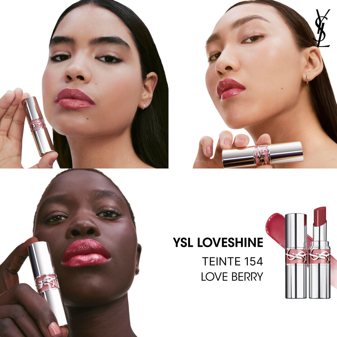 YSL LOVESHINE  ROUGE À LÈVRES BRILLANT ET SOIN - LOVE_BERRY