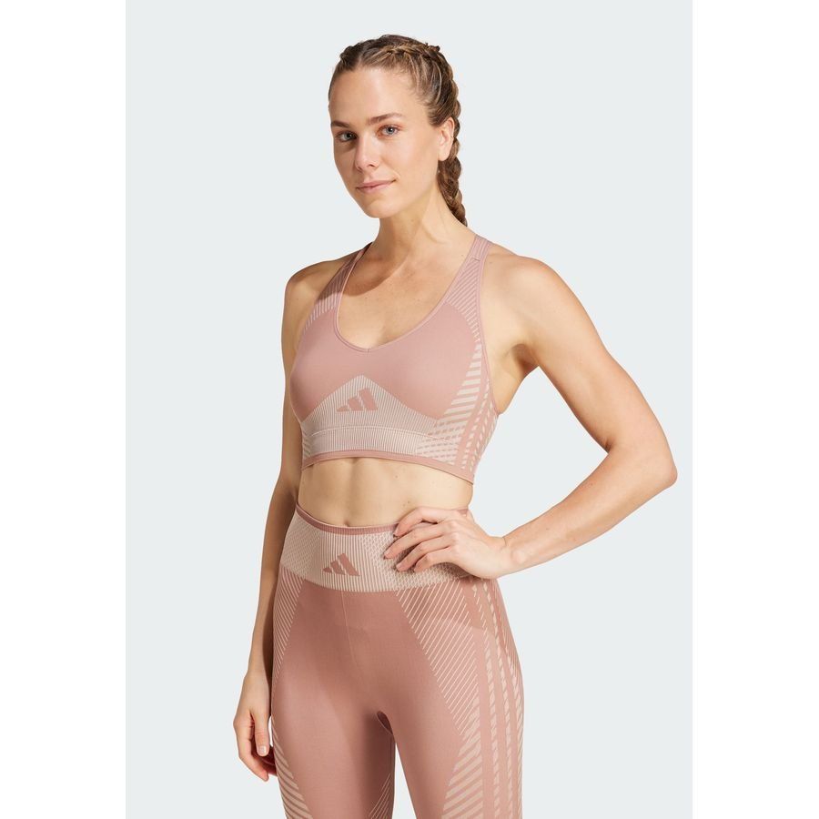 Adidas Brassière AEROKNIT Training Maintien léger
