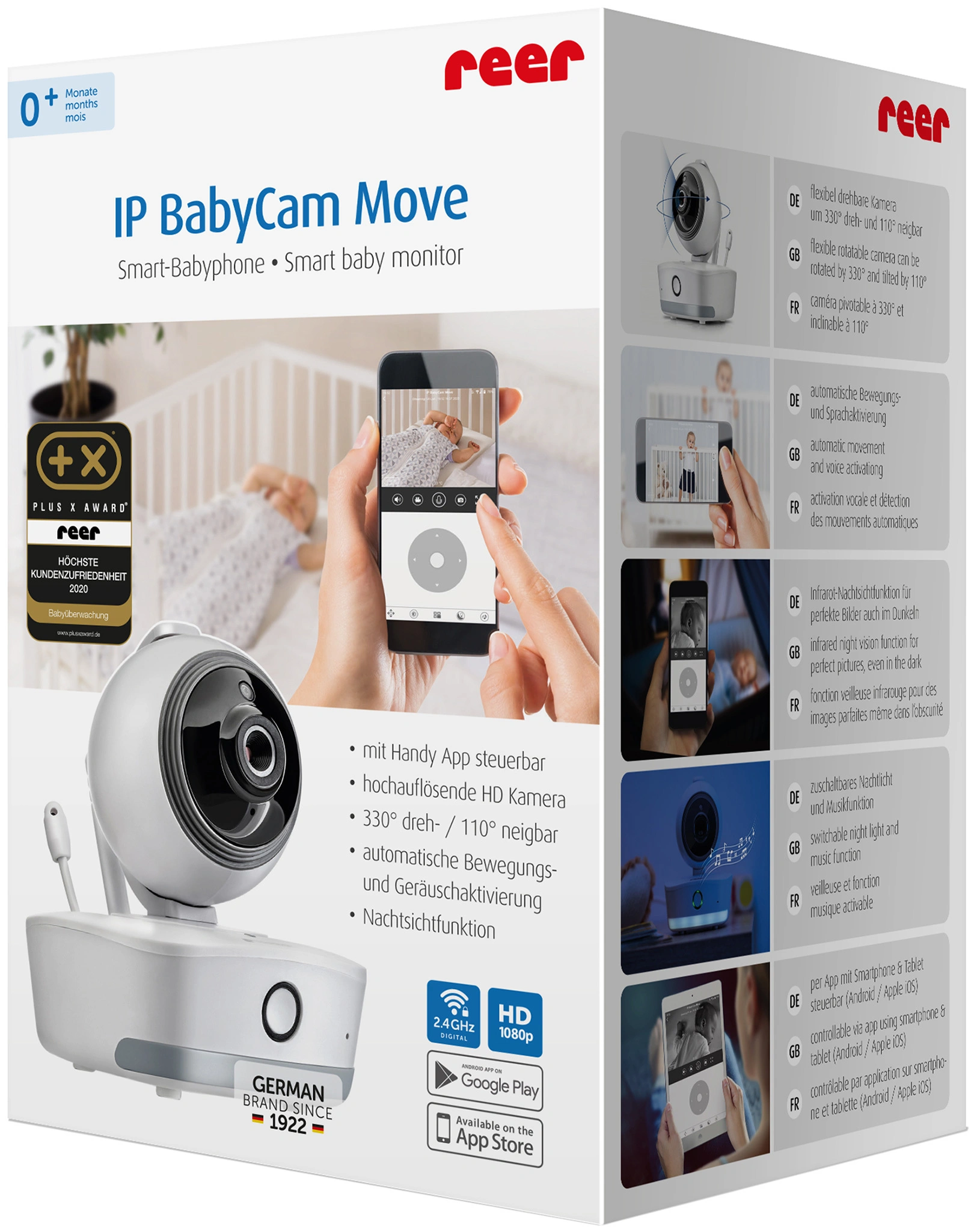 Babyphone IP BABY CAM MOVE mit Kamera