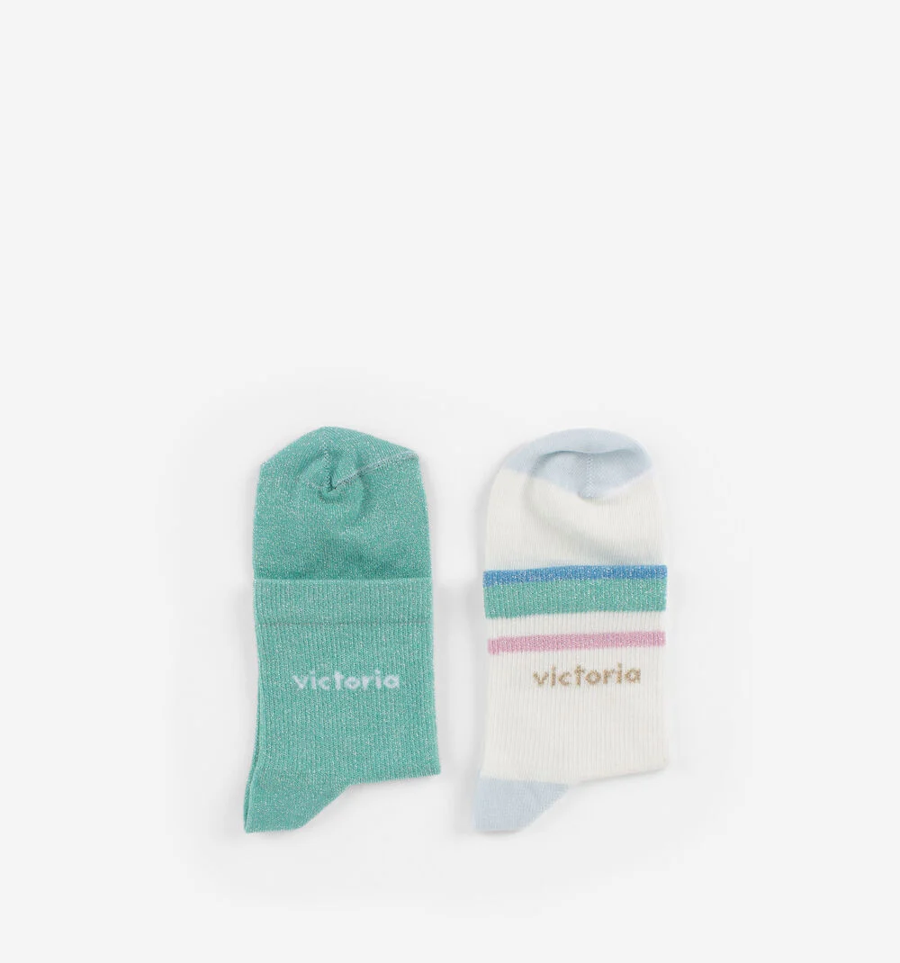 CHAUSSETTES LUREXTURQUESA