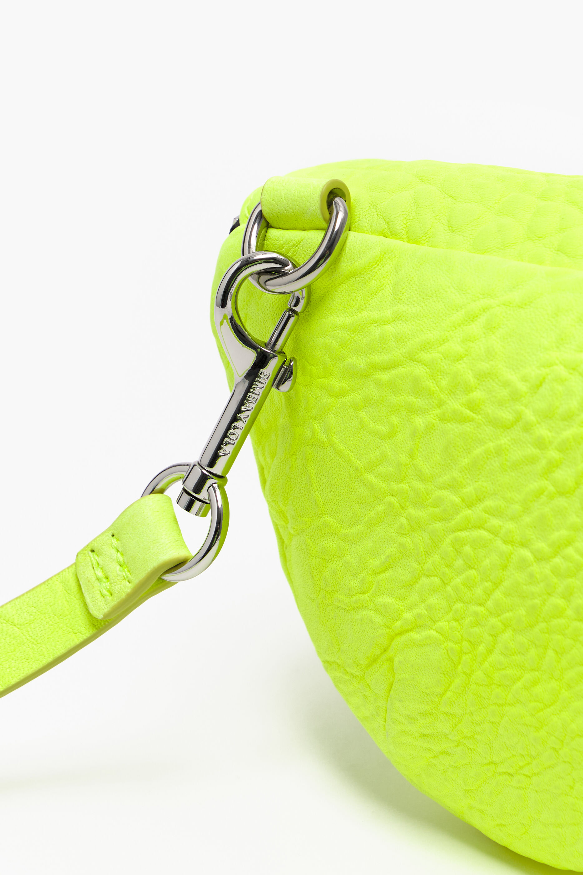 Pochete Pocket XS em couro amarelo