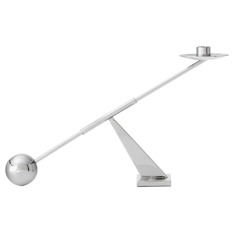 Audo Copenhagen Interconnect kandelaar small Stainless Steel