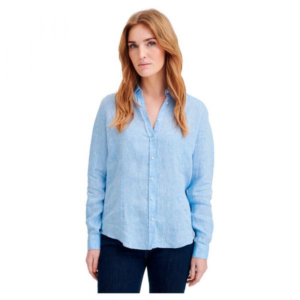 Redgreen Ofelia Long Sleeve Shirt Azul M Mulher