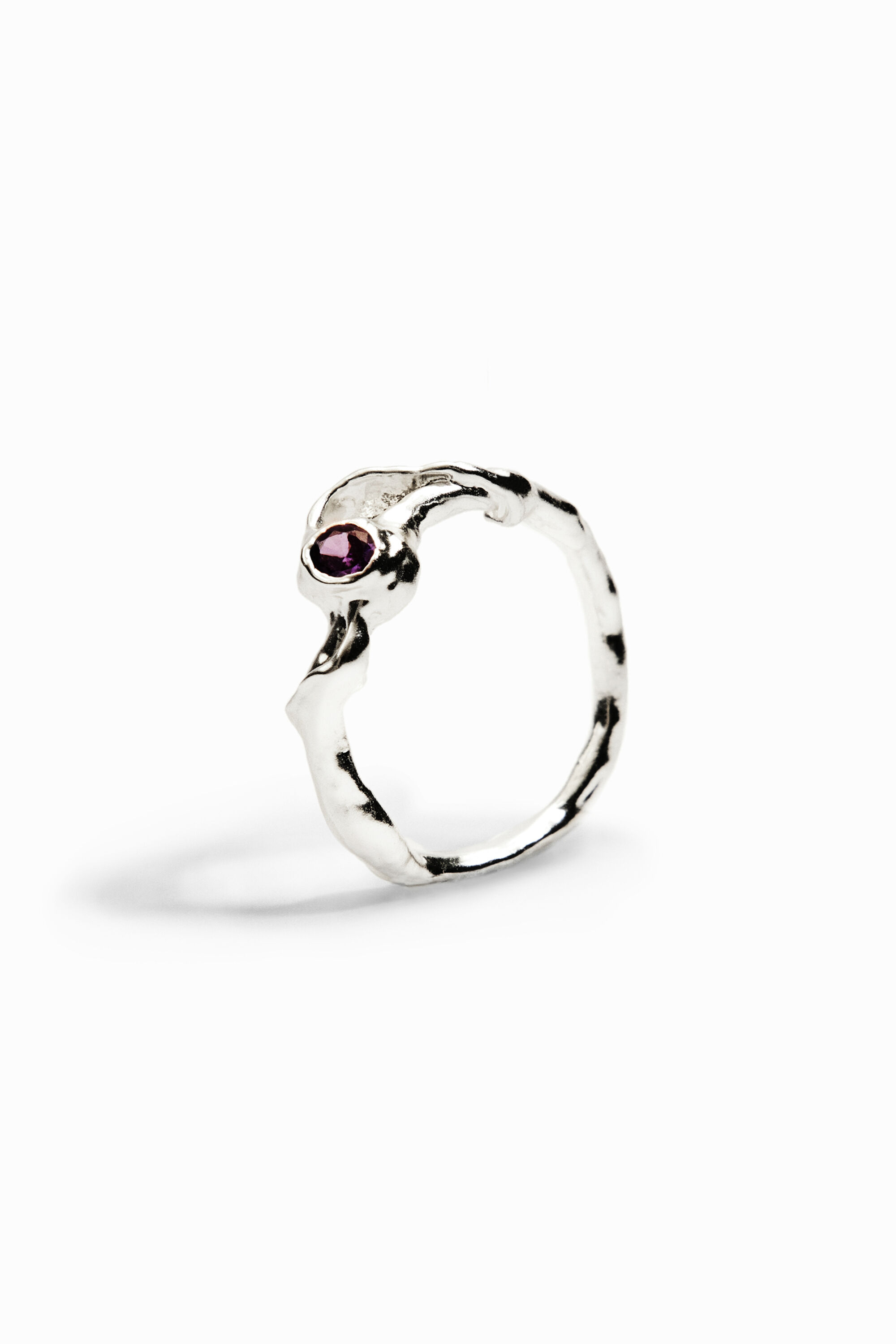 Bague zirconite plaquée argent Zalio