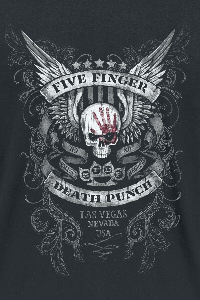 No Regrets | Five Finger Death Punch T-Shirt Manches courtes