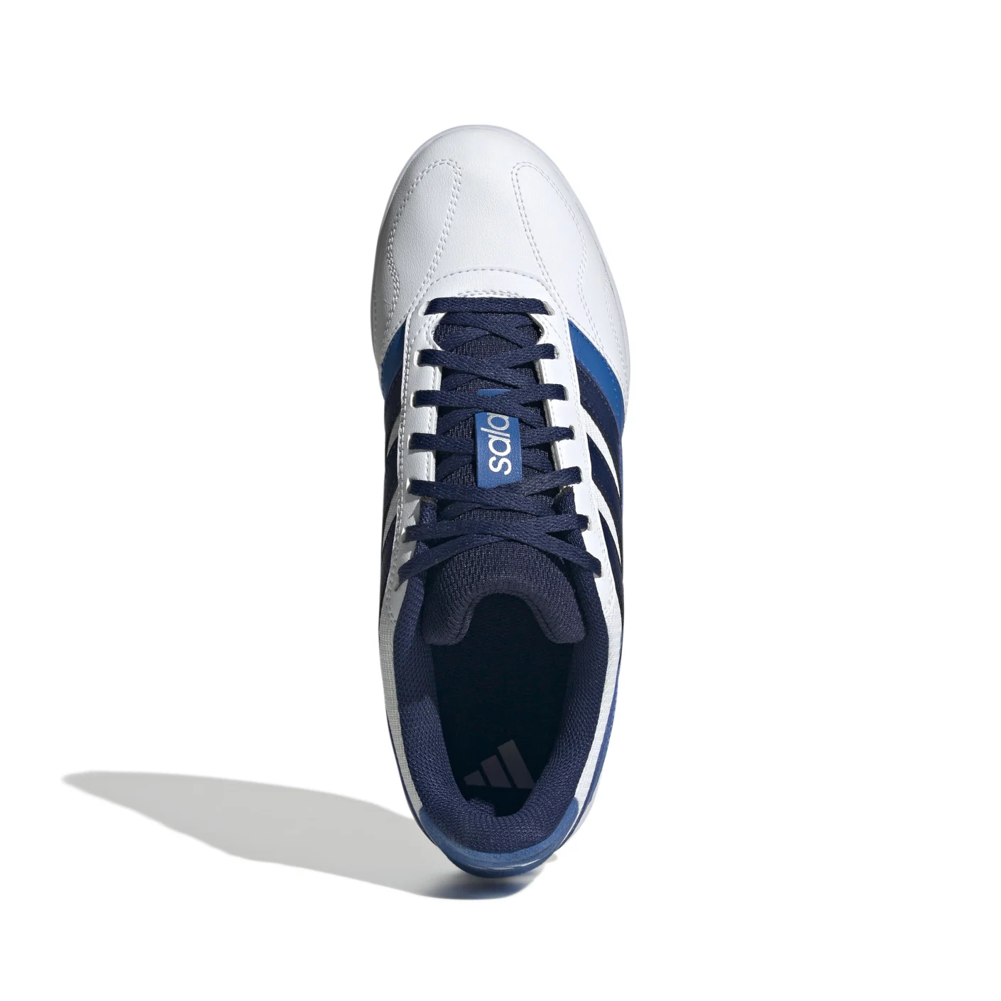 Adidas Super Sala III Zaalvoetbalschoenen (IN) Wit Blauw Donkerblauw
