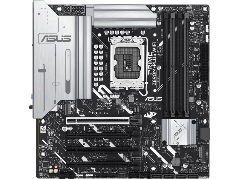 ASUS Mainboard Prime Z890M-Plus WIFI Micro-ATX-Mainboard mit Z890 Chipsatz und WLAN