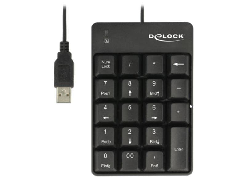 Delock Ziffernblock 12481 Zusatz-Ziffernblock