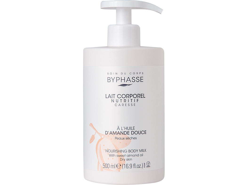LEITE CORPORAL BYPHASSE OLEO AMENDOAS P. SECA 500ML