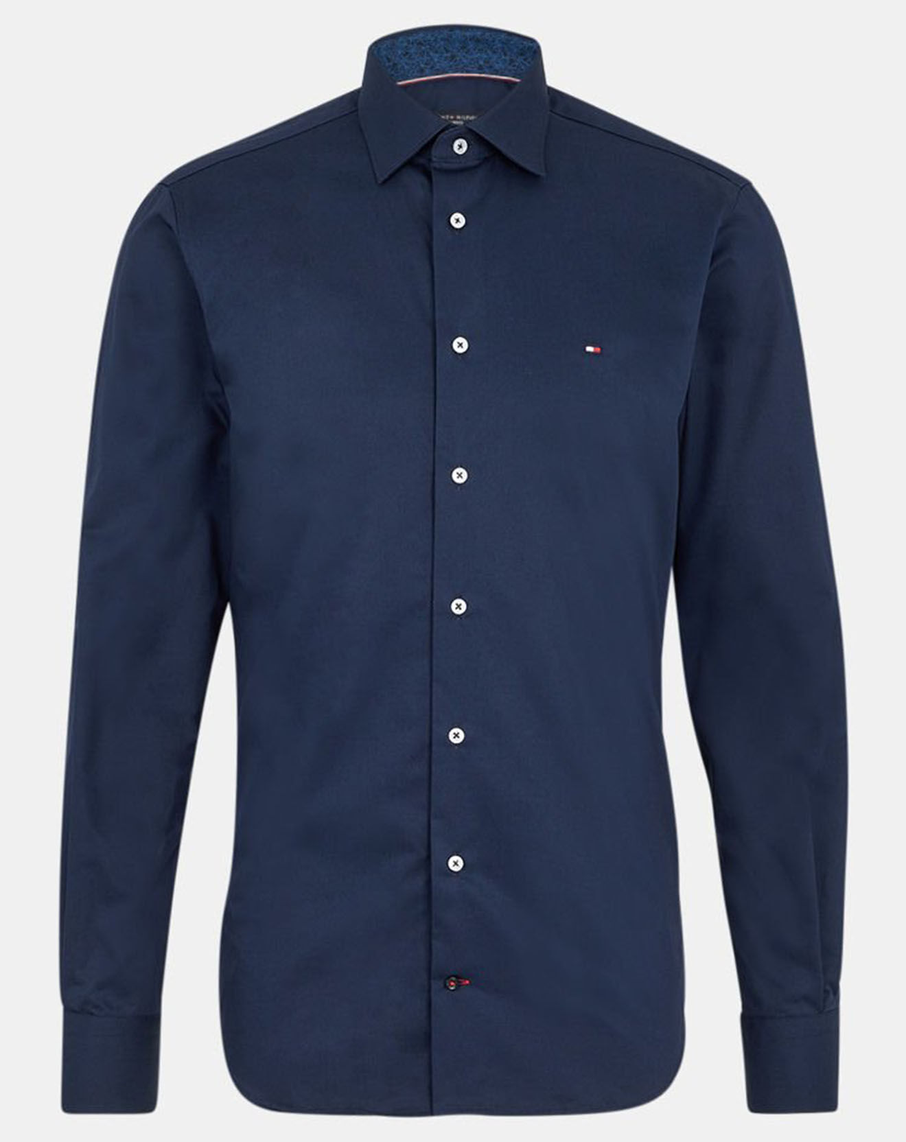 Tommy Hilfiger Chemise Regular en Twill bleu marine