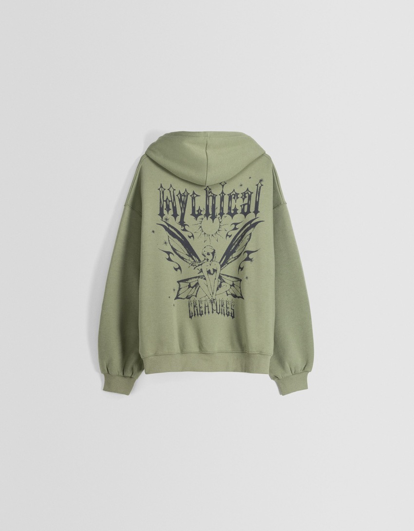 Moletom oversized estampado