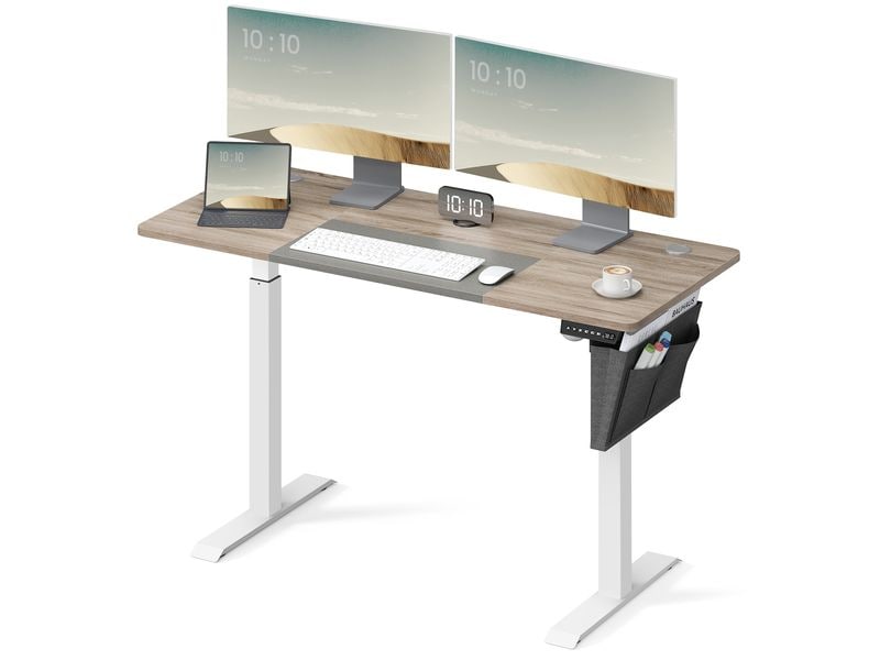 Songmics Stehtisch 140 x 60 cm, höhenverstellbar Bürotisch