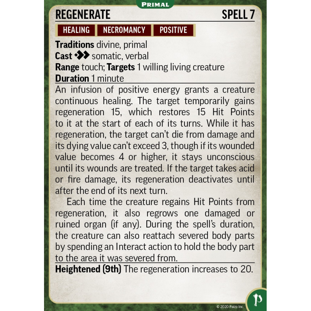 Pathfinder Second Edition - Primal Cards