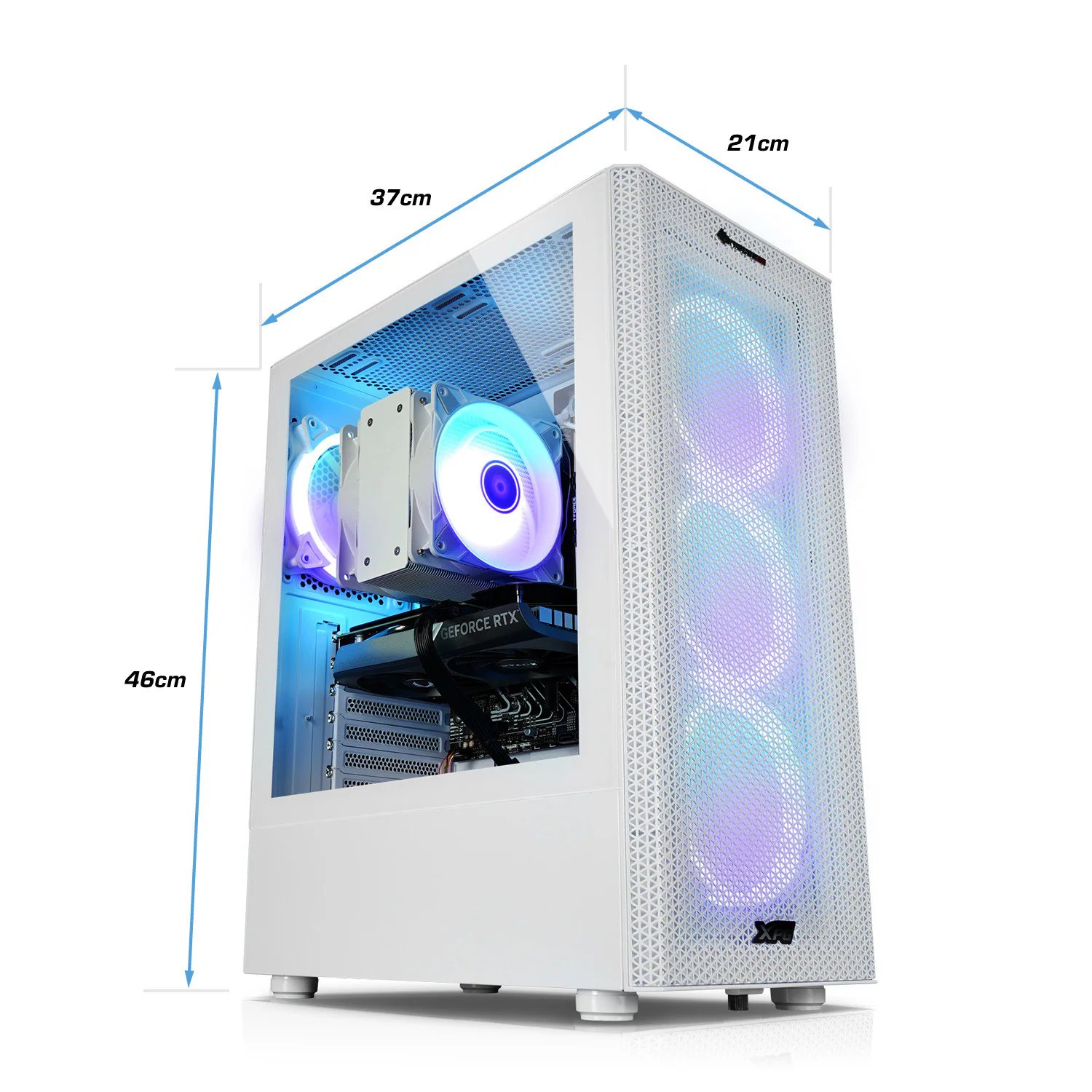 Gaming PC Pulsar V AMD Ryzen 7 5700X, 16GB DDR4, NVIDIA RTX 4060 8 GB, 1TB SSD