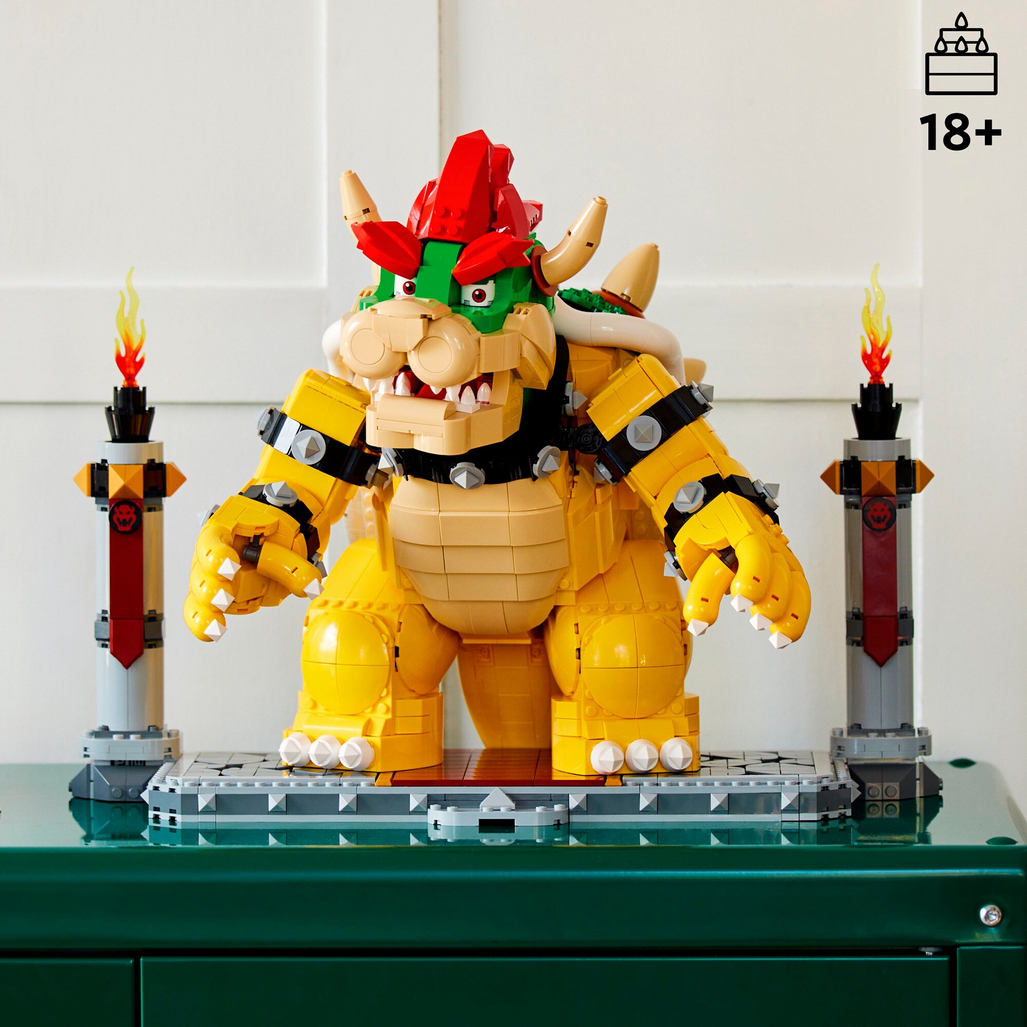 LEGO Konstruktionsspielzeug Super Mario - Der mächtige Bowser