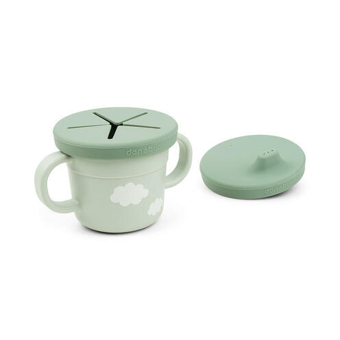 Foodie Tasse d'Apprentissage & Snack Croco Vert - DONE BY DEER