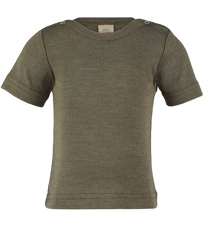 Engel T-Shirt - Wolle/Seide - Olive