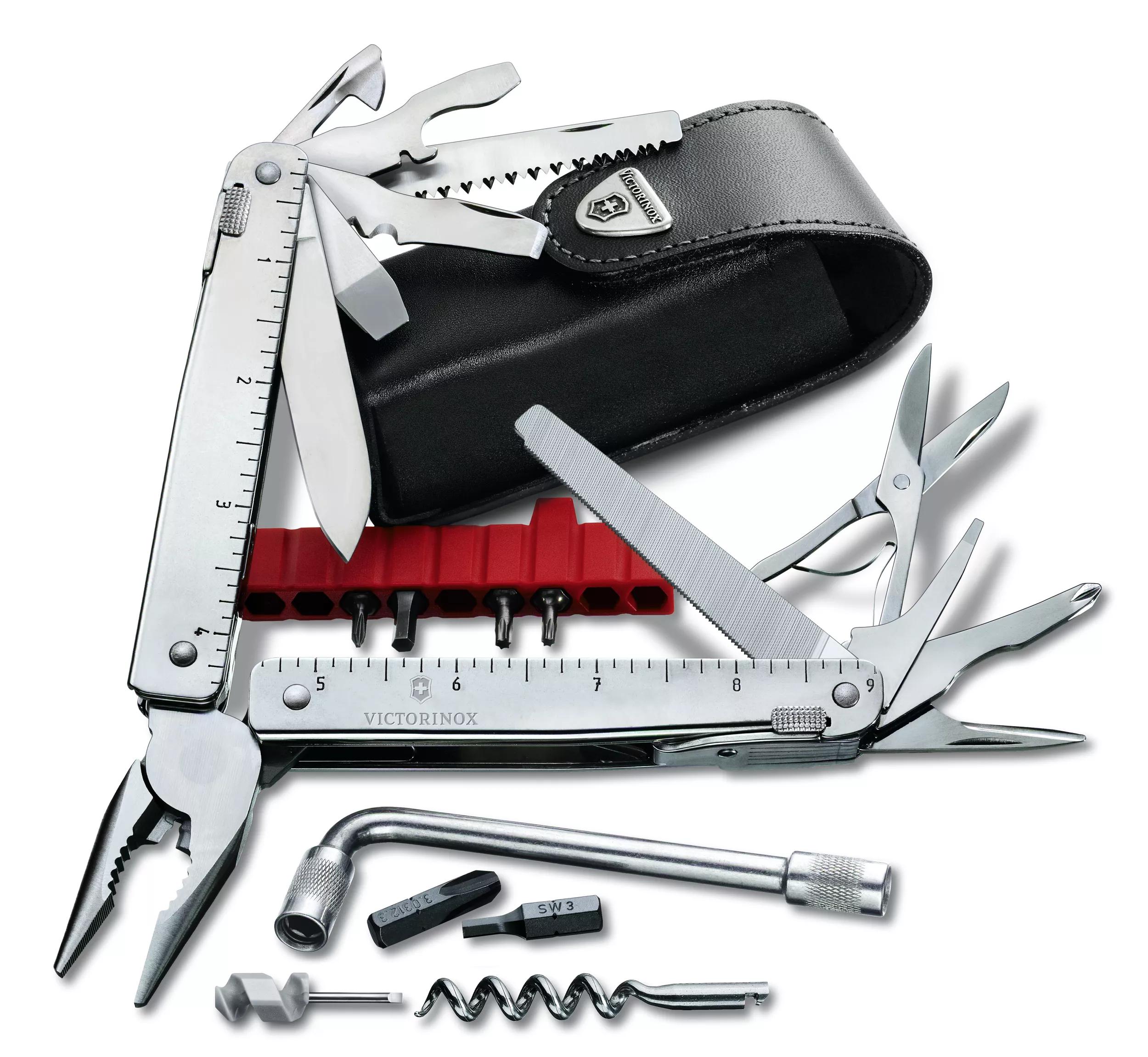 Swiss Tool X Plus-Inklusive Leder-Gürteletui