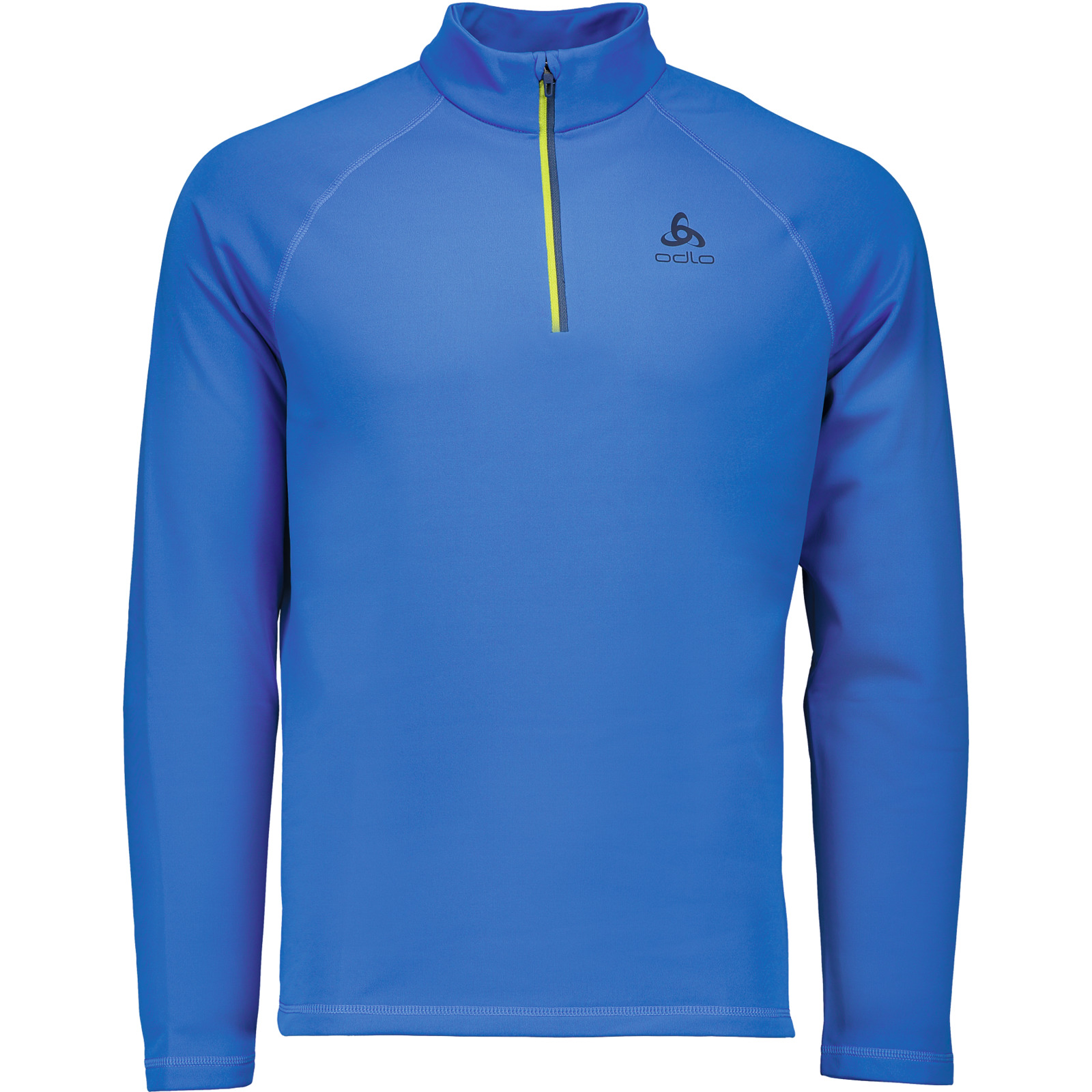 Odlo Herren-Thermolangarmshirt Besso Midlyer Half Zipp M, blau