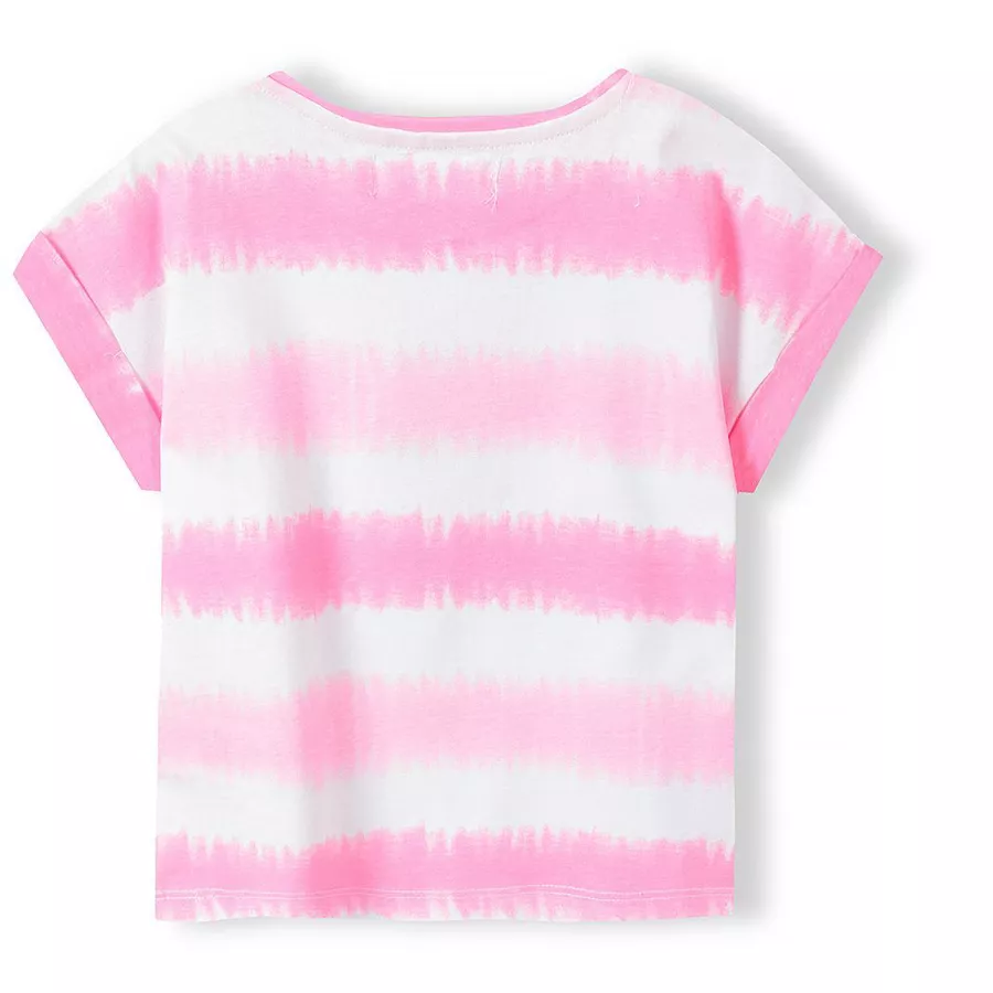 MINOTI T-Shirt RosaWeiß