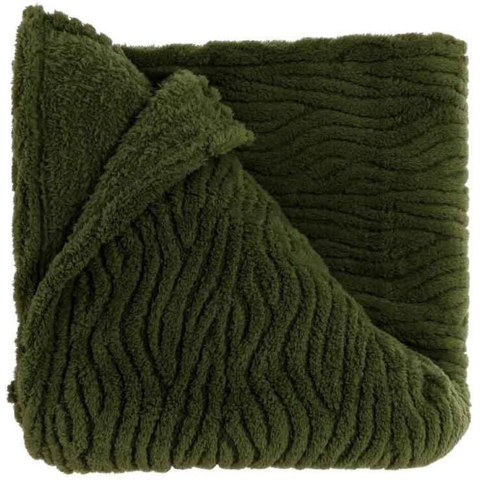 Unique Living - Plaid Clio Winter Green -150x200cm