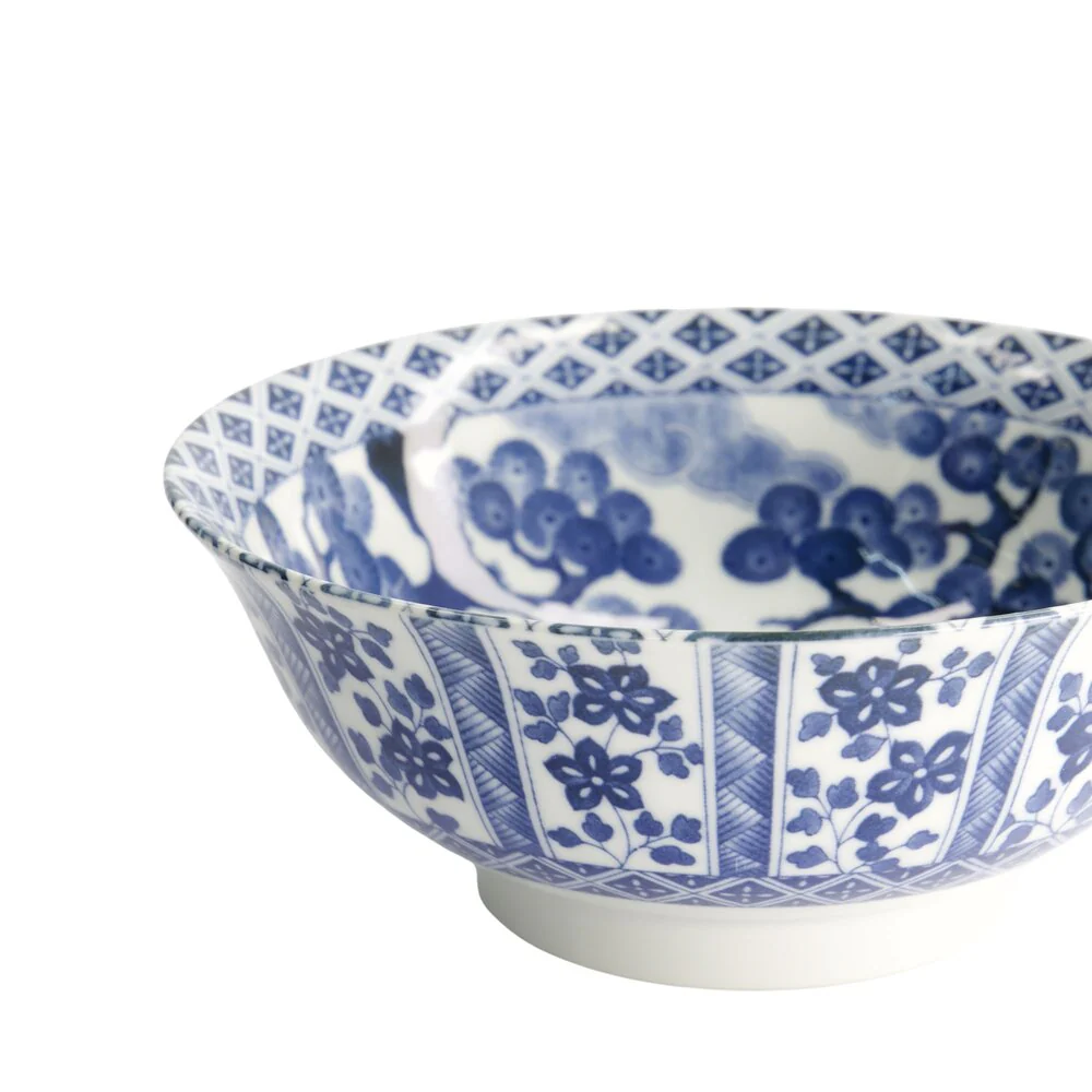 Tokyo Design Studio  Hawk Ramen skål, blå - Ø21 cm
