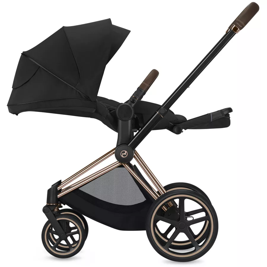 cybex PLATINUM Kombikinderwagen Priam Chrome Brown Soho Grey
