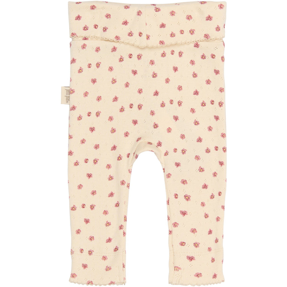 Køb Petit Piao Autumn Anemone AOP PPDia Fold Leggings Pointel NOOS