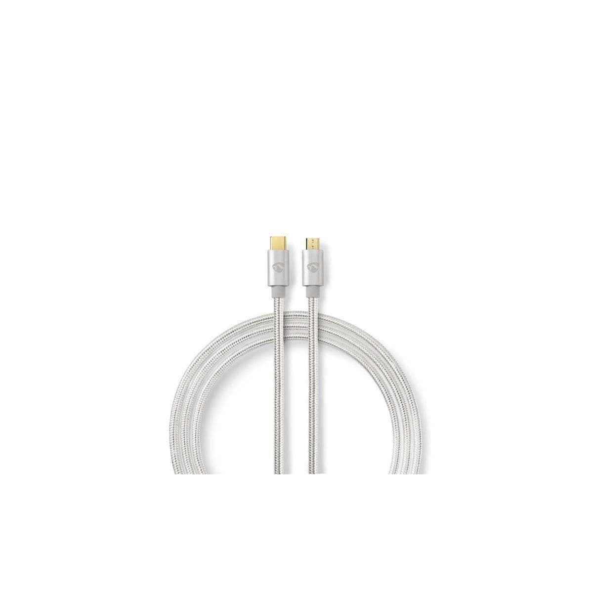 USB 2.0-Kabel for Synkronisering og Lading | Gullbelagt 3,0 m | USB-Câ„¢ Hann til